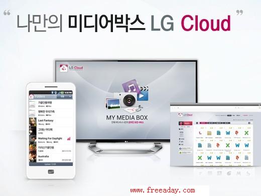 LG cloud 韩国（LG旗下）5G免费云存储