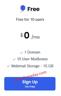500mail 免费域名邮箱，可开通10用户