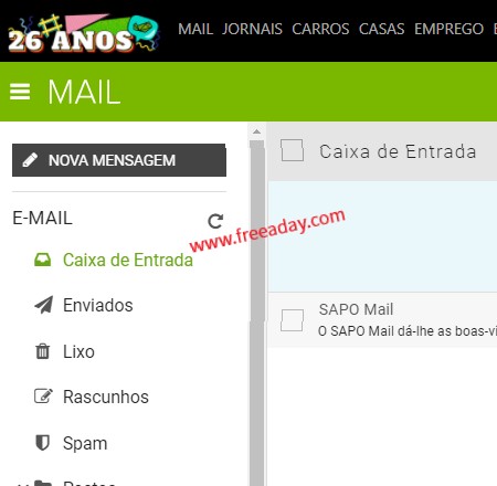 葡萄牙@sapo.pt免费16G电子邮箱