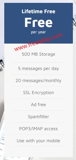 everymail 始于1999年的免费500M电子邮箱