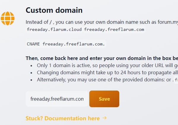 freeflarum 免费开通flarum论坛，有简体中文、支持绑定域名